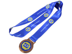 Bronze Satin Ribbon Medal