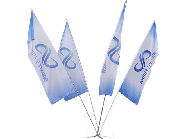 Champion 4 Flag Fountain 5M Medium (1M X 3M Flags)