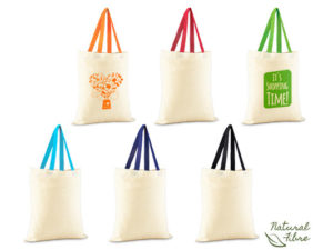 Colour-Cotton Natural Fibre Bag