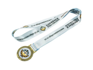 Gold Medal Polyester Ribbon Medal