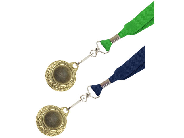 Gold Medal With Screen Printed Ribbon - Image 3