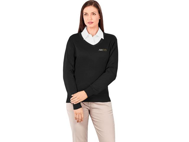 Ladies Long Sleeve Peru V-Neck Jersey