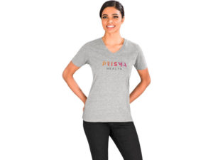 Ladies Michigan Melange V-Neck T-Shirt