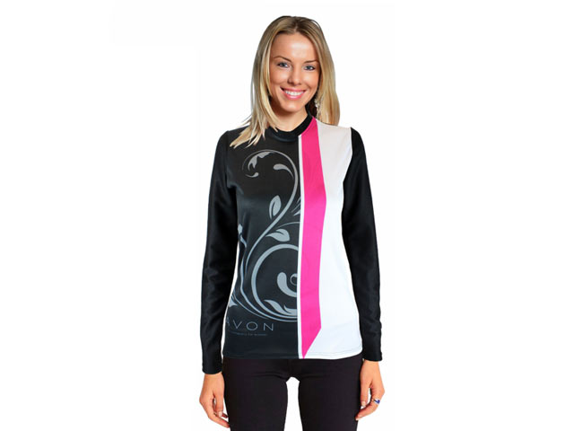 Ladies Rico Long Sleeve Moisture Management Crew Neck Sublimation T-Shirt - Image 4