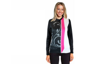Ladies Rico Long Sleeve Moisture Management Crew Neck Sublimation T-Shirt