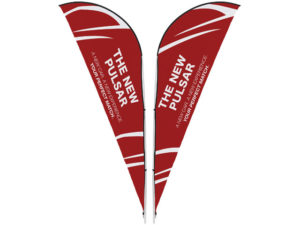 Legend 2M Sharkfin Double Sided Flying Banner