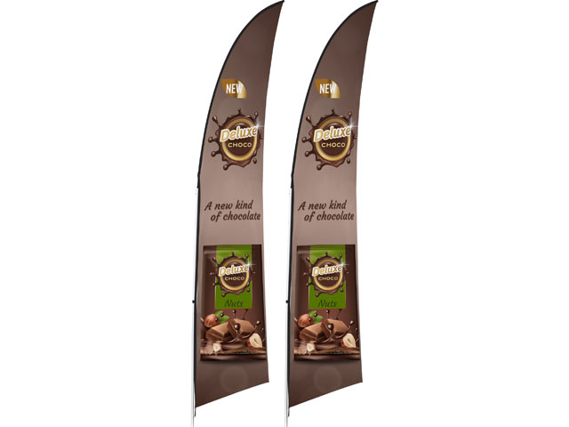 Legend 3M Arcfin Flying Banner (Set Of 2)