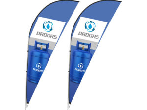 Legend 3M Sharkfin Flying Banner (Set Of 2)
