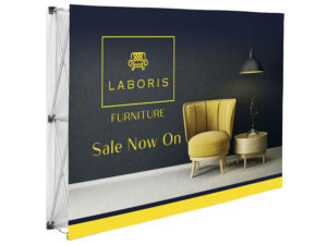 Legend Double Sided Straight Bannerwall 1.52 X 2.25M