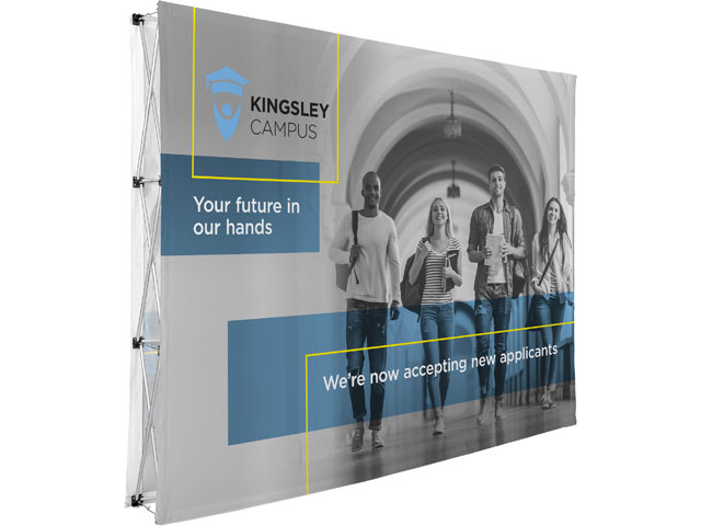 Legend Double Sided Straight Bannerwall 3 X 2.25M