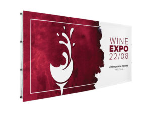 Legend Double Sided Straight Bannerwall 4.45 X 2.25M