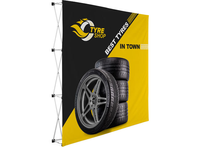 Legend Straight Bannerwall 2.25 X 2.25M