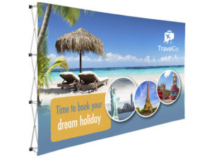 Legend Straight Bannerwall 3.7 X 2.25M