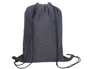 Nava Denim Drawstring Bag