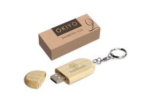 Okiyo Benkyou 8Gb Bamboo Memory Stick
