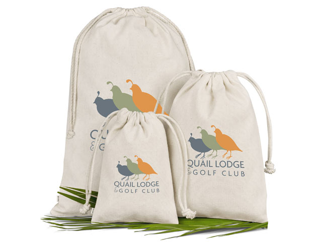 Okiyo Chikara Cotton Mini Drawstring Pouch