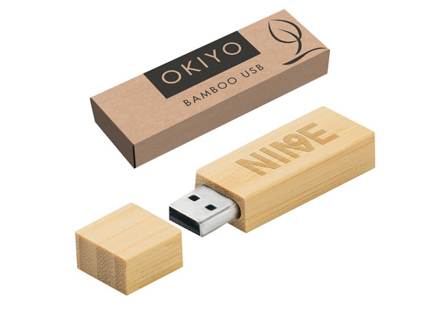 Okiyo Komorebi Bamboo Memory Stick - 16Gb