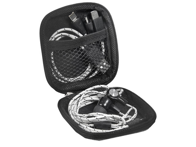 Orleans 3-In-1 Connector Cable And Earbuds