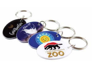 Oval Plexi Keyring