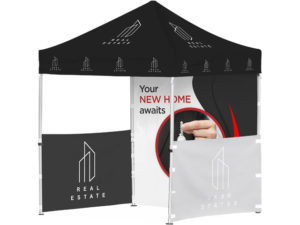 Ovation Gazebo 2 X 2M Petite 2 Half Wall 1 Full Wall