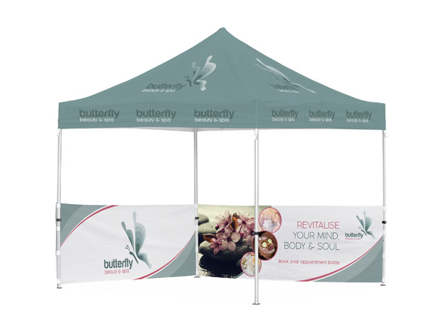 Ovation Gazebo 3 X 3M 2 Half Walls