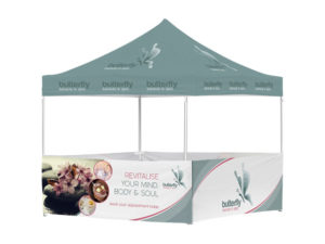Ovation Gazebo 3 X 3M 4 Half Walls