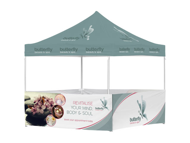 Ovation Gazebo 3 X 3M 4 Half Walls