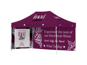 Ovation Gazebo 4.5 X 3M 1 Long Side Full Wall 1 Short Side Full Wall