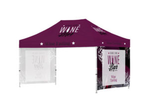 Ovation Gazebo 4.5 X 3M 2 Short Side Full Wallong Side