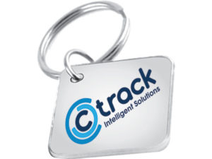 Square Plexi Keyring