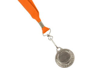 Unbranded Ribbon With Silver Medal