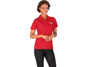 Us Basic - Cardinal Single Jersey Golf Shirt - Ladies