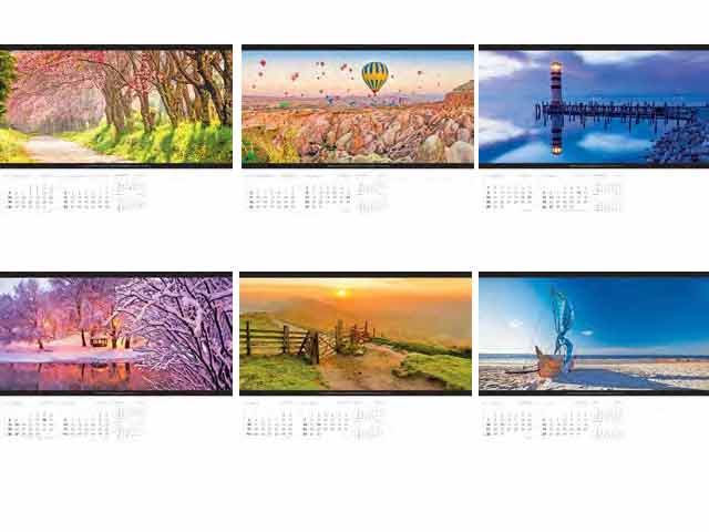 13 Page Executive Moments Wall Calendar - Image 2