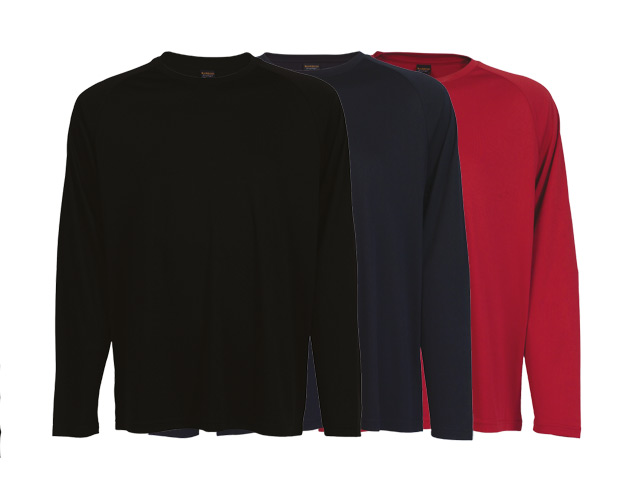 135g Long Sleeve Polyester T-Shirt - Image 2