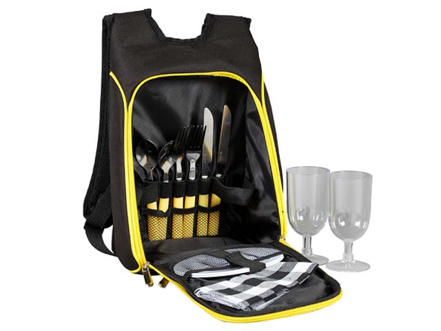 2-Person Cheese and Wine Picnic Backpack