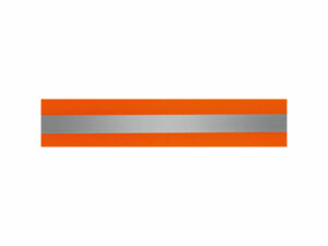 50Mm Orange and Silver Reflective Tape