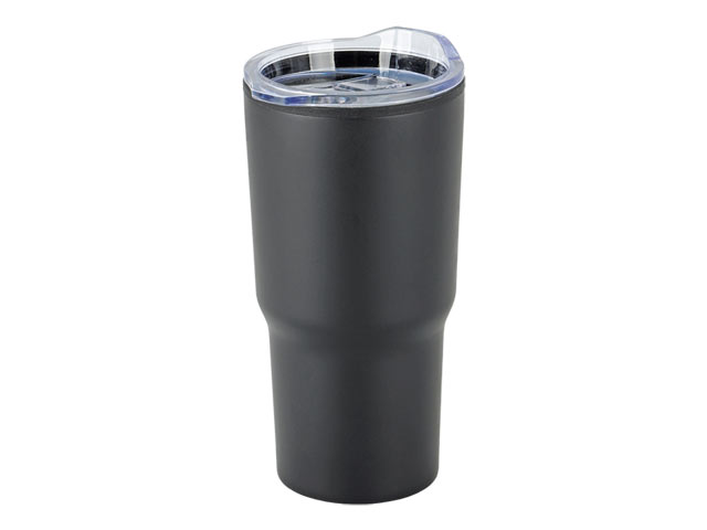 590ml Stainless Steel Mug With Clear Lid - Image 2