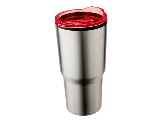 590ml Stainless Steel Mug With Clear Lid - Image 3