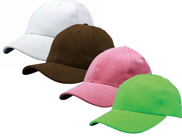 6 Panel Brushed Cotton Cap - Image 4