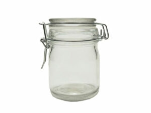 6Pack Round Cliptop Jar 190Ml