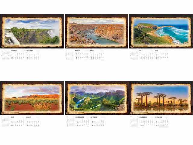 7 Page Executive Scenic Wall Calendar - Image 2