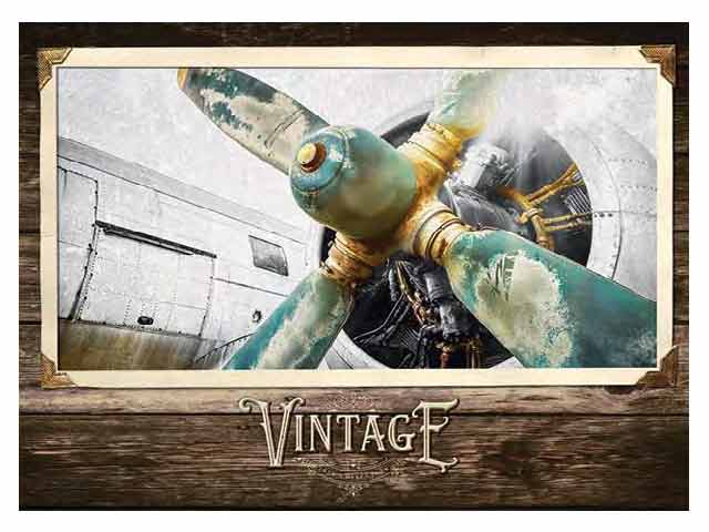 7 Page Executive Vintage Wall Calendar