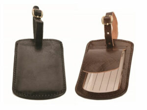 Adpel Bon Voyage Leather Luggage Tag
