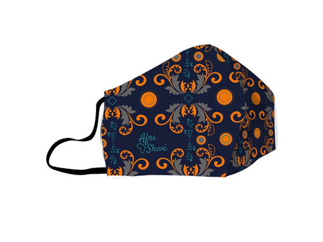 Afri Shwe Floral Pattern Mask