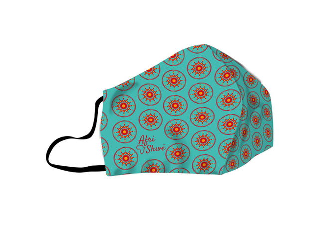Afri Shwe Wheel Pattern Mask