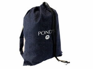 Aster Denim Drawcord Backpack