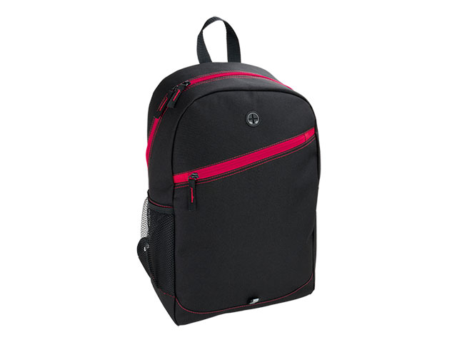 Backpack With Contrast Colour Diagonal Zip - Image 2