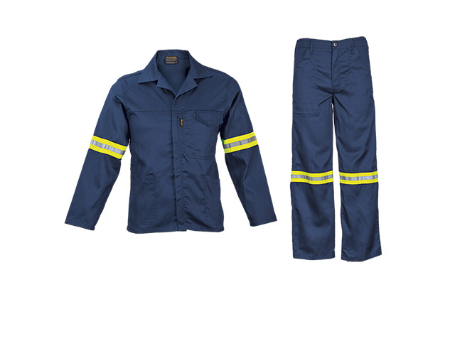 Barron Supreme Poly Cotton Conti Suit With Reflective - Image 2