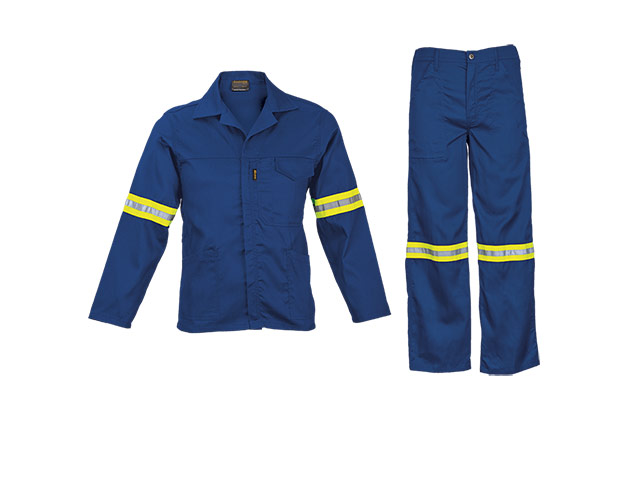 Barron Supreme Poly Cotton Conti Suit With Reflective - Image 3