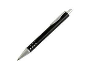 Black Metal Ballpen With Holes